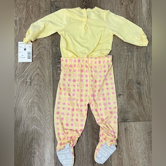 Infant Girls Two Piece Footed Pajamas by Carter’s SZ 12 Months - Picture 3 of 9